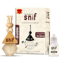 Snif Diamond Hanging Car Air Freshener with Refill Pack (White Oudh 10ml + 15ml Refill Pack)