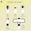 The Old Natural Car Freshener with Essential Oils Fragrance in Glass bottle with Wooden Diffuser Lid | Moods, Sandal Twig and Lavish Musk Car Freshener Combo Pack (3 * 10ml)