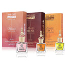 The Old Natural Car Freshener with Essential Oils Fragrance in Glass bottle with Wooden Diffuser Lid | Moods, Sandal Twig and Lavish Musk Car Freshener Combo Pack (3 * 10ml)