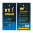 Blue Water Car Air Freshener with Essential Oil (Pack of 1)