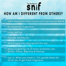 Blue Water Car Air Freshener with Essential Oil (Pack of 1)