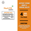 Nuvit D3 Vitamin D3 With 60k Iu, 4 Nano shots