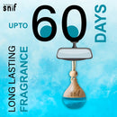 Blue Water Car Air Freshener with Essential Oil (Pack of 1)