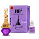 Snif Diamond Hanging Car Air Freshener with Refill Pack (Lavender Love 10ml + 15ml Refill Pack)