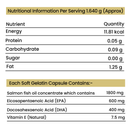 Salmega Triple Strength Omega 3 fish Oil Capsules