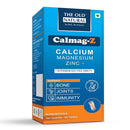 The Old Natural Calmag-Z | Calcium, Magnesium, Zinc with Vitamin D3 + K2 (MK7) | 16 Ayurvedic Herbs | Supports Bone, Joint & Immunity | Clinically Tested | 60 Tablets (Pack of 1)