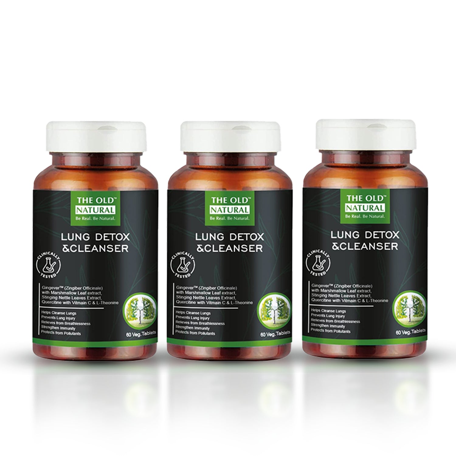 Lungs Detox Tar Remover for Smokers Ayurvedic Tablets, 60 Tablets