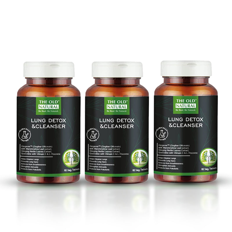Lungs Detox Tar Remover for Smokers Ayurvedic Tablets, 60 Tablets