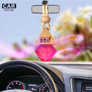 Snif Diamond Hanging Car Air Freshener with Refill Pack (Romantic Rose 10ml + 15ml Refill Pack)