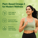 Salmega Veg Omega-3 | 450 mg EPA + 150 mg DHA from Marine Algae | 60 Capsules