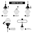 Snif Diamond Hanging Car Air Freshener with Refill Pack (Breezy Blue 10ml + 15ml Refill Pack)