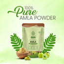 Pure & Natural Amla Powder for Hair, Skin, Digestion & Immunity Support - 200gm Pack of 2