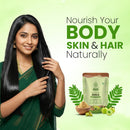 Pure & Natural Amla Powder for Hair, Skin, Digestion & Immunity Support - 200gm Pack of 2