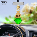 Snif Diamond Hanging Car Air Freshener with Refill Pack (Jazzy Jasmine, Breezy blue, White Oudh 10ml + 15ml Refill Pack)