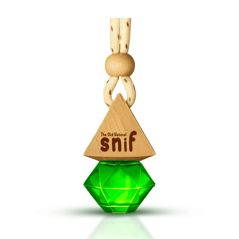 Snif Diamond Hanging Car Air Freshener with Refill Pack (Jazzy Jasmine, Breezy blue, White Oudh 10ml + 15ml Refill Pack)