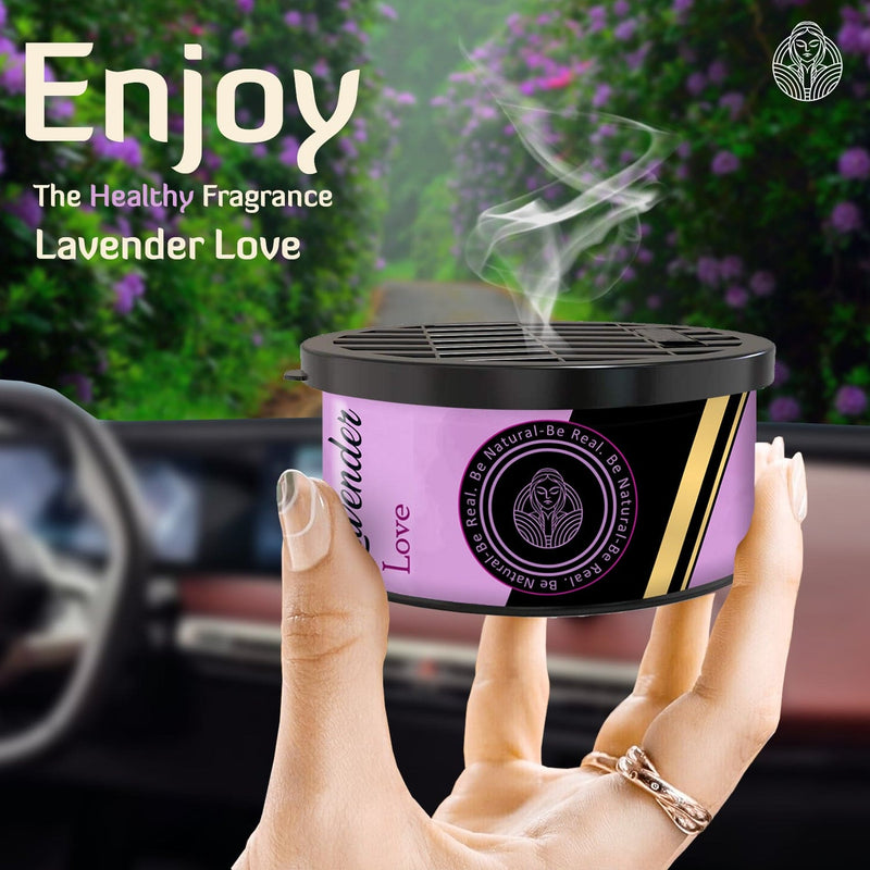 Natural Essential Oils Car Freshener (3-In-1 Combo) Jazzy Jasmine, Lavender Love, Moods