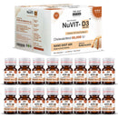 NuVit D3 60K iu Shots ( 5ml*4 Shots ) | Pack of 2 | Sugar Free | Butterscotch Flavour