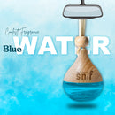 Blue Water Car Air Freshener with Essential Oil (Pack of 1)
