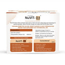 NuVit D3 60K iu Shots ( 5ml*4 Shots ) | Pack of 2 | Sugar Free | Butterscotch Flavour