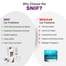 The Old Natural Spray Car Perfumes with Essential Oils Fragrance in Glass bottle with 2 Hanging Tags | Car Air Fresheners 50ml (Passion)