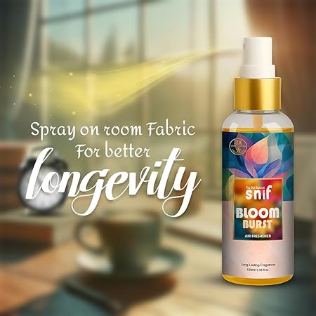 The Old Natural Snif Citrus Rush Air Freshener Spray – 100ml | Refreshing Citrus Fragrance, Long-Lasting Freshness for Home, Office & Car