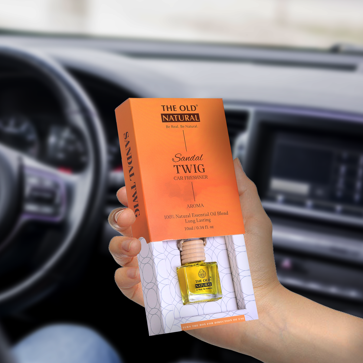 The Old Natural Sandal Twig Car Air Freshener