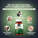 The Old Natural B-Complex | Complete Vitamin B Supplement for Immunity, Energy & Nerve Health | 60 Tablets