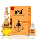 Snif Diamond Hanging Car Air Freshener with Refill Pack (Sandal Twig 10ml + 15ml Refill Pack)