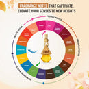 Snif Diamond Hanging Car Air Freshener with Refill Pack (Sandal Twig 10ml + 15ml Refill Pack)