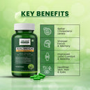 The Old Natural Salmega Veg Omega 3 |1600mg Marine Algae Omega | 450mg EPA & 150mg DHA | Vegetarian Omega 3 | Algal DHA | Plant Based | No Fish Oil Used Capsules for Men & Women - 60 Veg Capsules