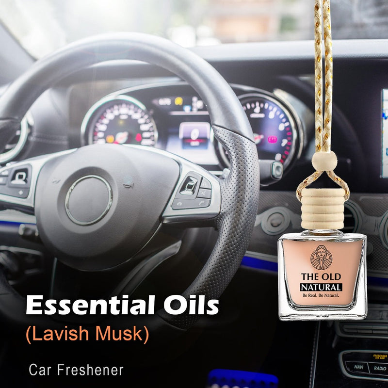 Lavish Musk Car Freshener with Essential Oils Fragrance 10ml