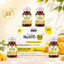 Nuvit D3 60K iu Shots ( 5ml*4 Shots ) | Pack of 2 | Sugar Free | Mango Flavour