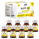 Nuvit D3 60K iu Shots ( 5ml*4 Shots ) | Pack of 2 | Sugar Free | Mango Flavour