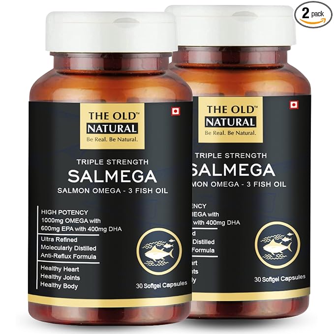 Salmega Triple Strength Omega 3 fish Oil Capsules