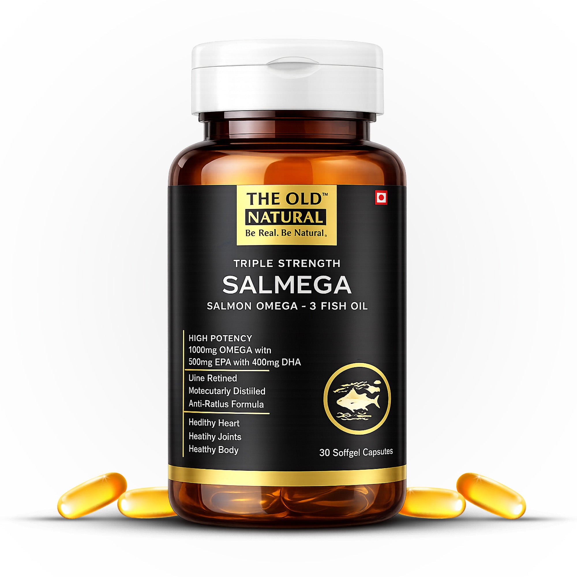 Salmega Triple Strength Omega 3 fish Oil 30 Capsules