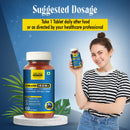 Chelated Iron Supplement with Vitamin C, Folic Acid, B12 & Zinc | 60 Veg Tablets for Daily Nutritional Support