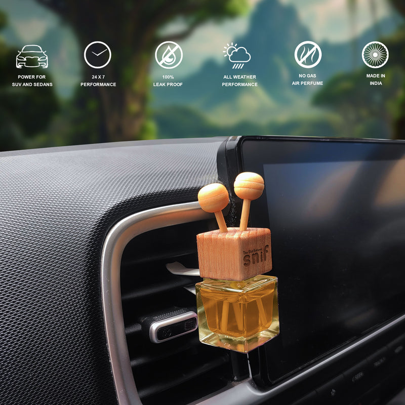 Twig Sandalwood Premium Vent Car Perfume - 10ml Luxury Car Fragrance Long-Lasting Car Air Freshener