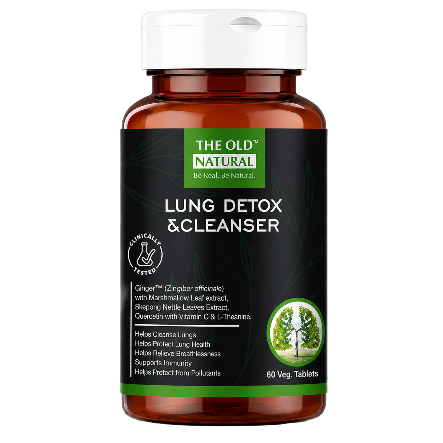 Lung Detox Tablets | Herbal Respiratory & Breathing Support - 60 Tablets