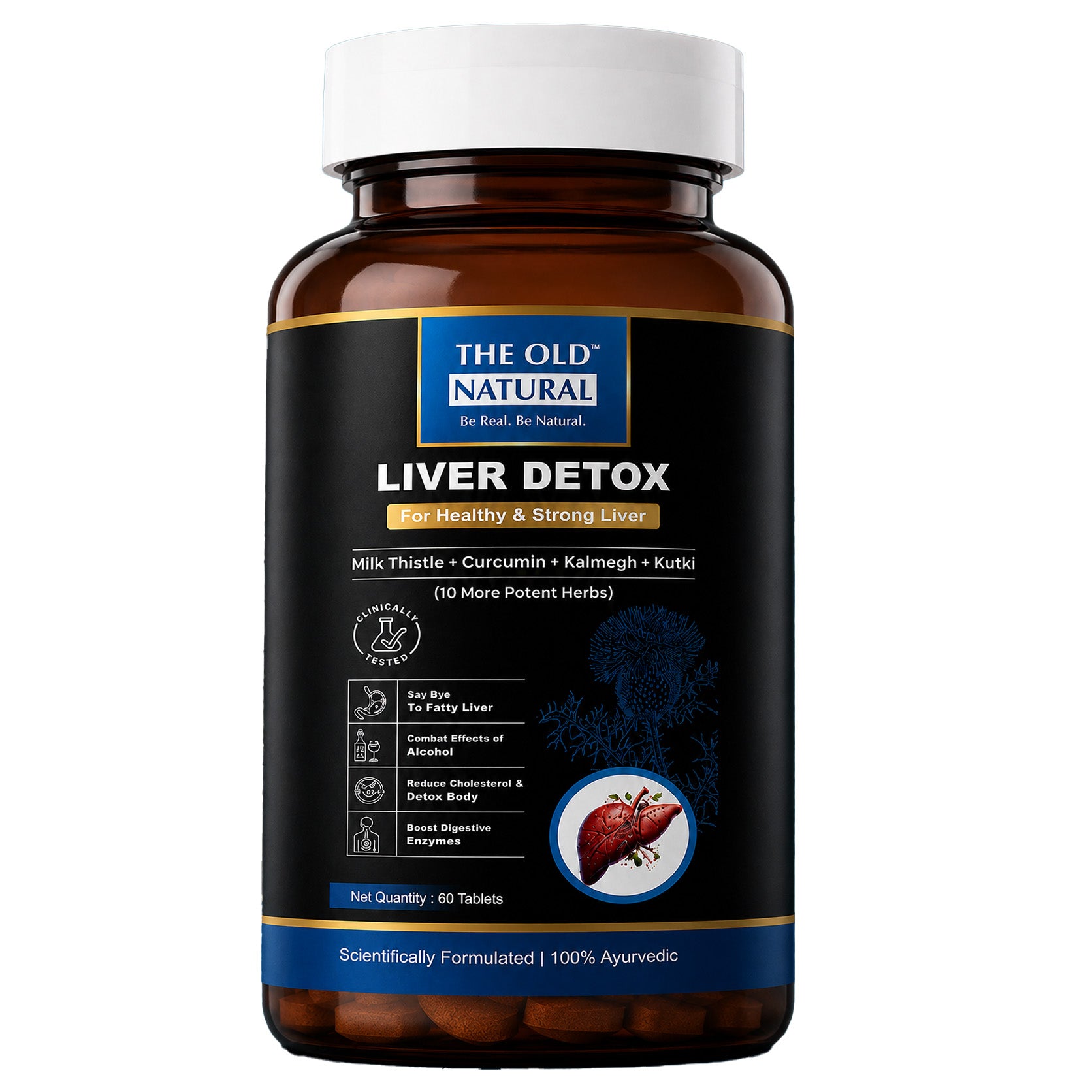 Liver Detox  |  Milk Thistle and 14 Ayurvedic Herbs | 60 Tablets