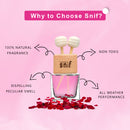 Plum Rose Premium Vent Car Perfume - 10ml Long-Lasting Car Fragrance Luxury Car Air Freshener