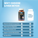 Liver Detox Milk Thistle Supports Liver Repair, Alcohol Detox - 60 Tablets (Pack of 1)