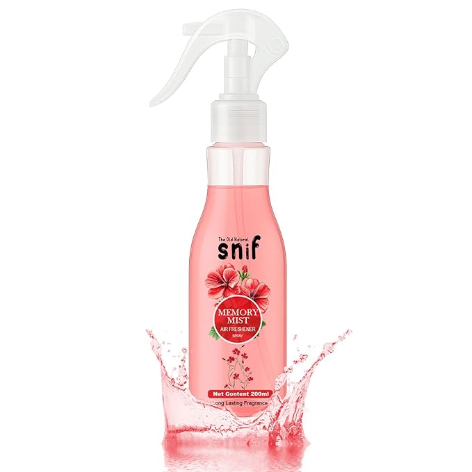 Snif Memory Mist Room Air Freshener | Long Lasting Fragrance with Essential Oils 1000+ Sprays | Room & Car Freshener (Memory Mist 200ml)