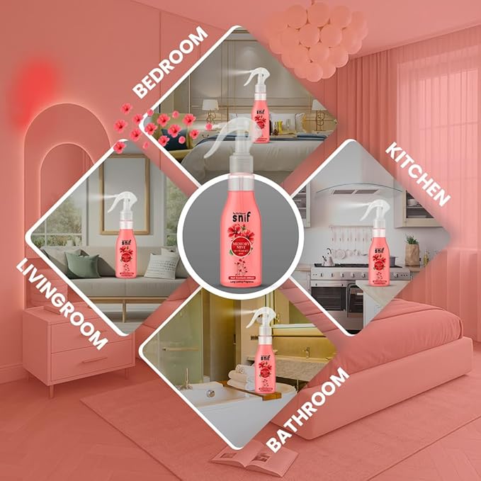 Snif Memory Mist Room Air Freshener | Long Lasting Fragrance with Essential Oils 1000+ Sprays | Room & Car Freshener (Memory Mist 200ml)