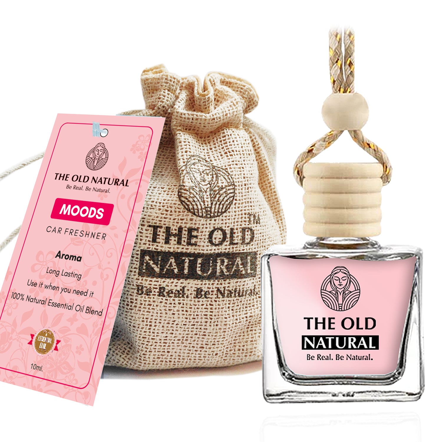 Moods Car Air Freshener with Essential Oil