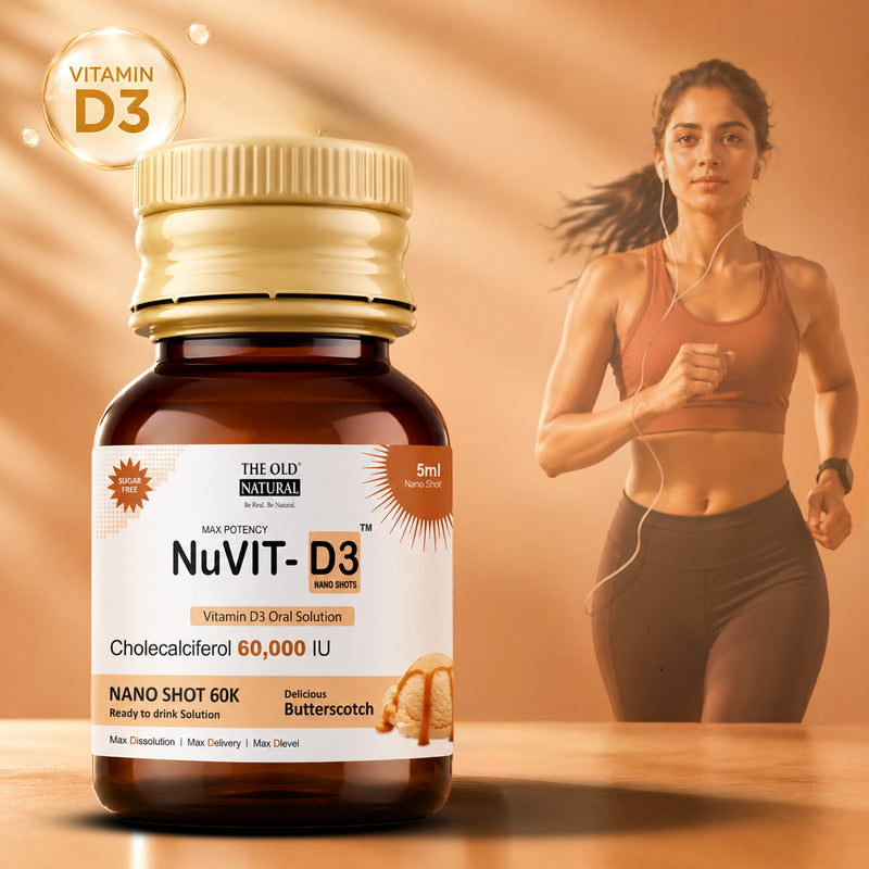 Nuvit D3 60K iu Shots ( 5ml*4 Shots ) Pack of 2, Sugar Free, Buttersco