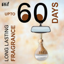 White Oudh Car Air Freshener with Essential Oil (Pack of 1)