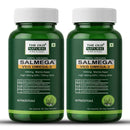 Salmega Veg Omega-3 | 450 mg EPA + 150 mg DHA from Marine Algae | 60 Capsules