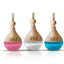 White Oudh Car Air Freshener with Essential Oil (Pack of 1)