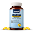 The Old Natural Salmega Omega-3 + Vitamin D3 | High Strength 1590mg Omega-3 (900mg EPA & 600mg DHA) with 600 IU Vitamin D3 for Heart, Brain & Immunity Support  60 Softgels capsules