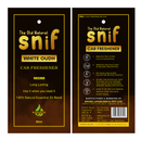 White Oudh Car Air Freshener with Essential Oil (Pack of 1)